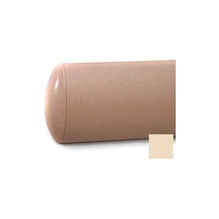 Pawling Crescent Shaped Wall Guard W/Rec. Plastic Clip Retainer System, 5"H x 12'L, Champagne WG-5C-12-313